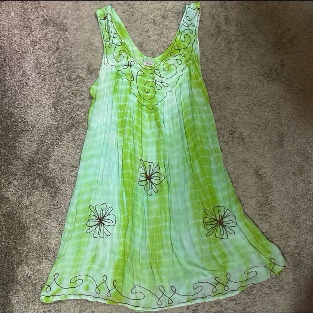 Green Fairy Flower Dress